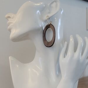 3/$30 Chic Wooden Hoop Earrings